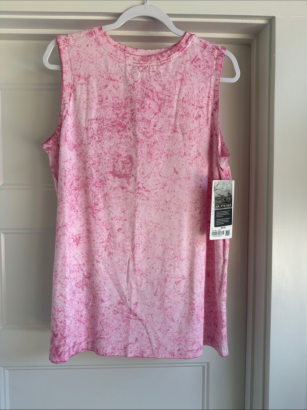 lululemon athletica Pink Mineral-Dyed Sleeveless Tank